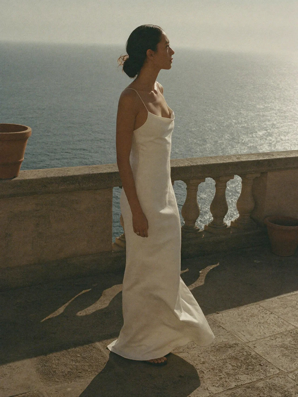 Ellie — Cowl Neckline Column Gown