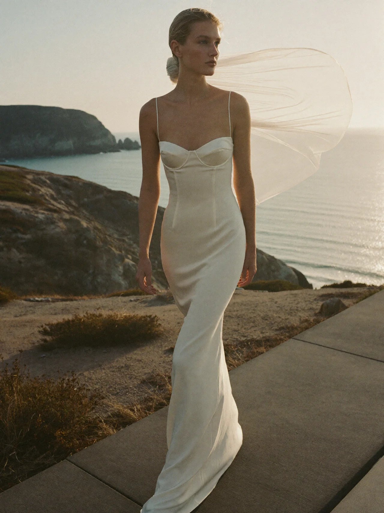 Ellie — Sweetheart Neckline Column Gown