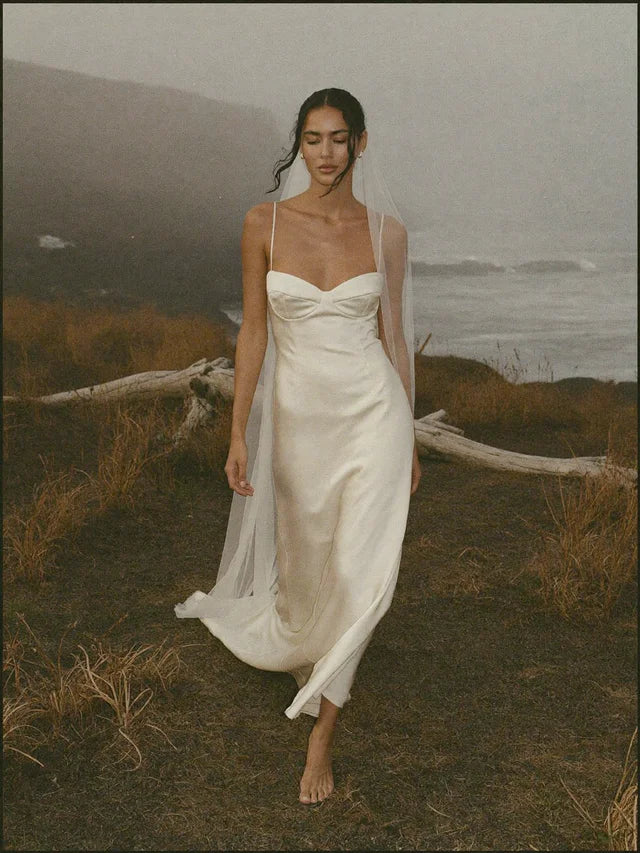 Ellie — Sweetheart Neckline Column Gown